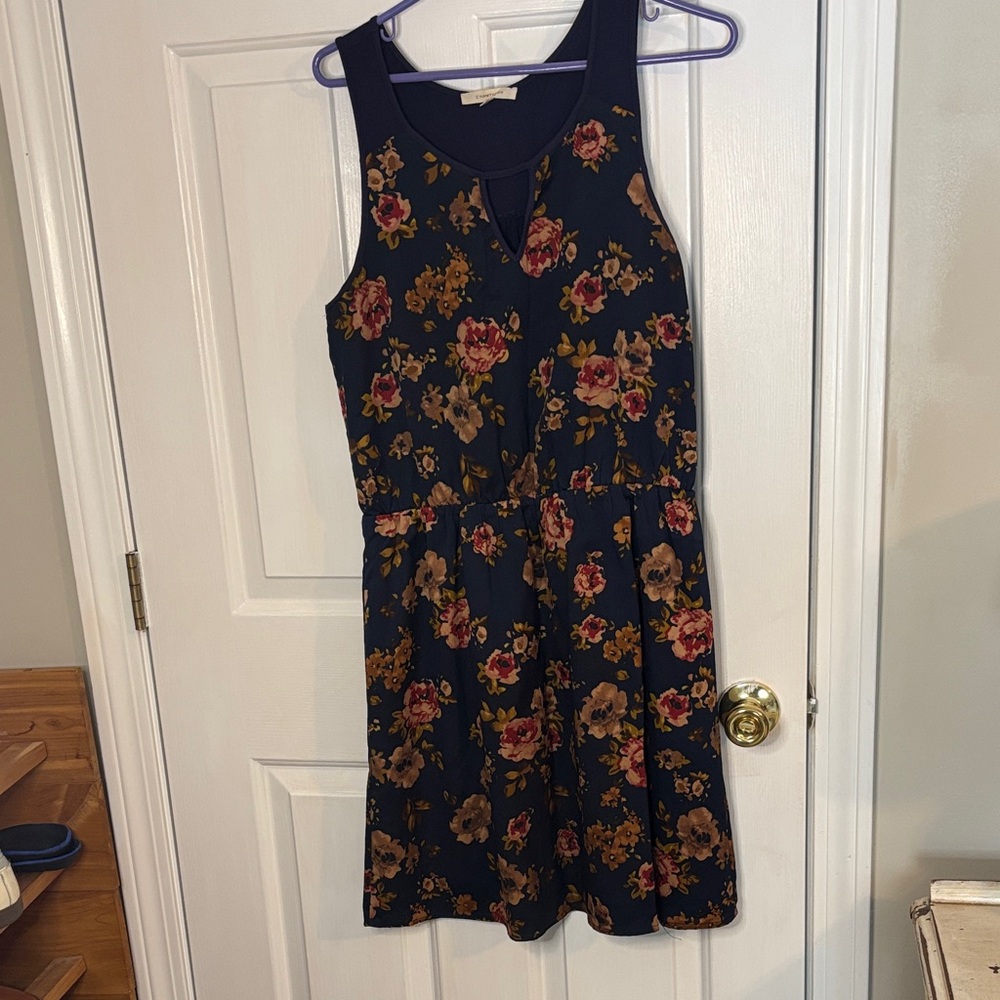 41 Hawthorn Navy Floral Mini Dress